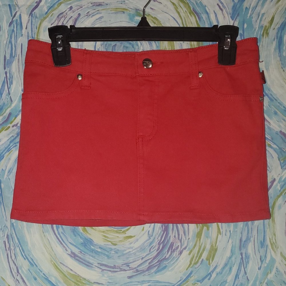 Tripp NYC Red Mini Skirt
